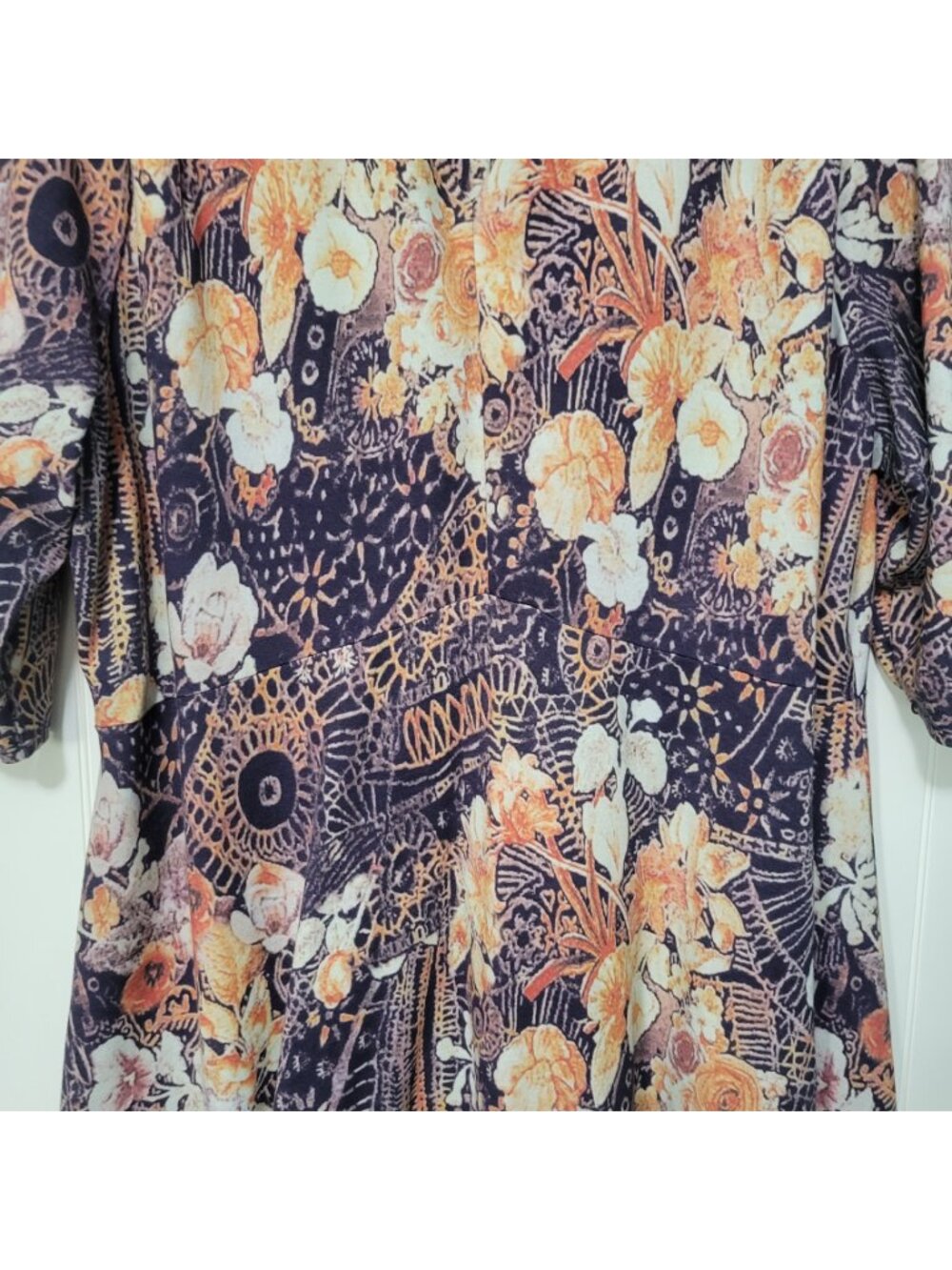 Soft Surroundings Naima Boho Festival Hippie Cottagecore Floral Print Maxi Dress - Picture 6 of 16